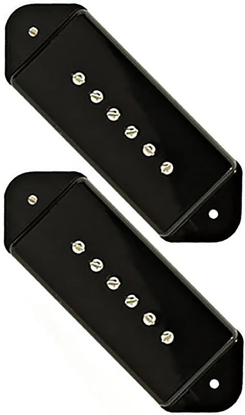 Lollar P-90 Dogear Pickup Set, Black