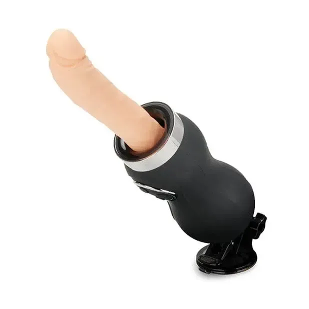 Lux Fetish Rechargeable Thrusting Compact Sex Machine with Remote