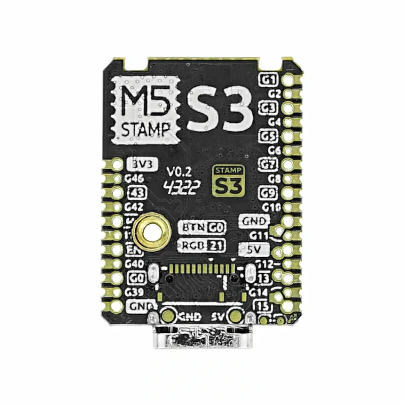 M5StampS3 with 1.27 Header Pin