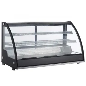 Marchia MDC201 48" Countertop Refrigerated Curved Glass Bakery Display Case with LED Lighting