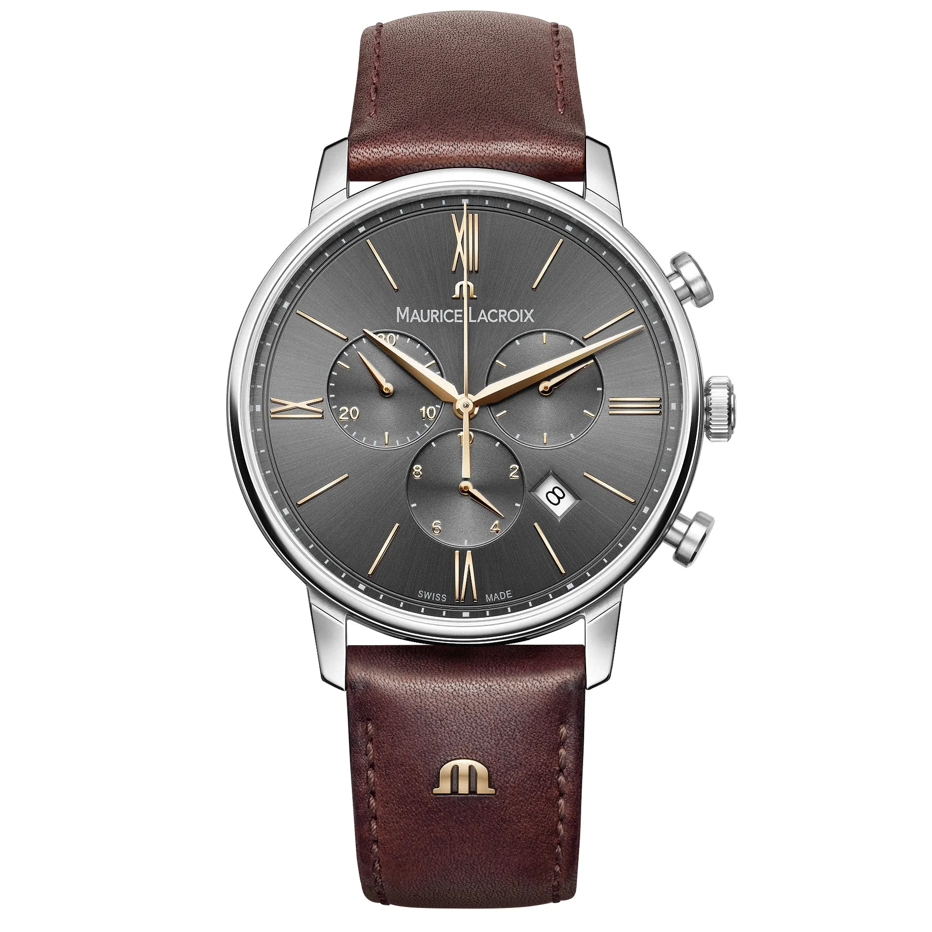 Maurice Lacroix Men's Grey Eliros Chronograph Watch EL1098-SS001-311-1