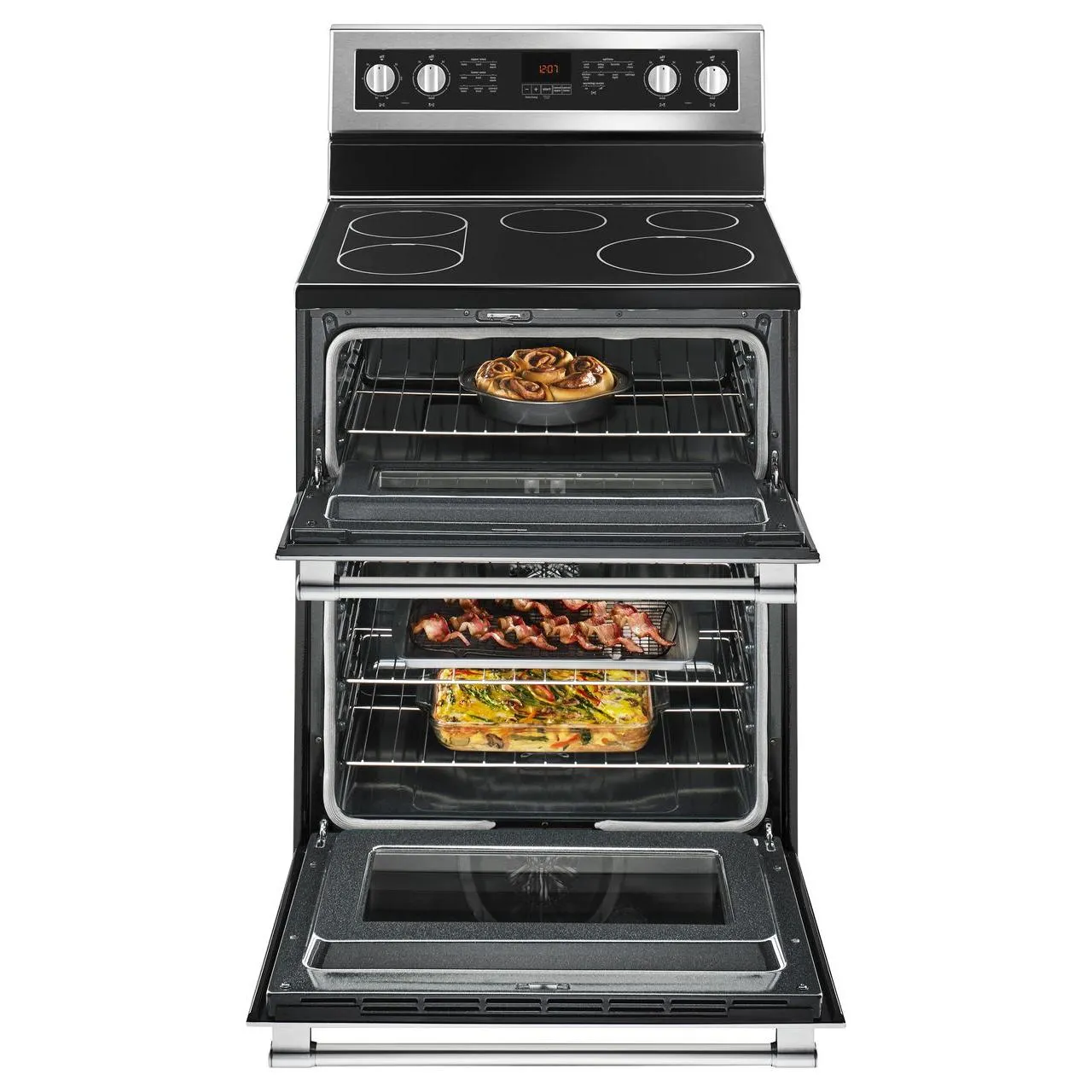 Maytag 30-inch Freestanding Electric Range with Power™ Element YMET8800FZ