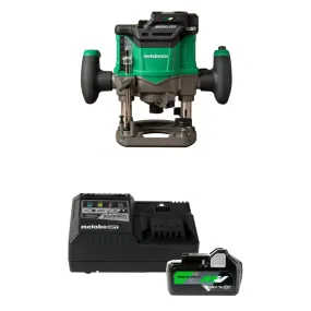 Metabo HPT 36V Cordless Plunge Router (Bare Tool)   Battery & Charger Kit