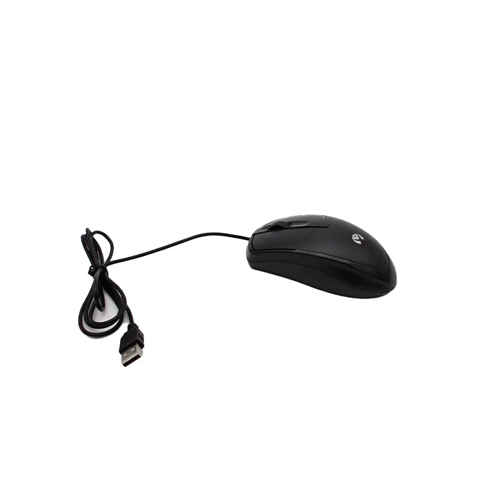 Mikuso Wired Optical Mouse 3 Buttons   1 Wheel Black [MOS-371U BK]