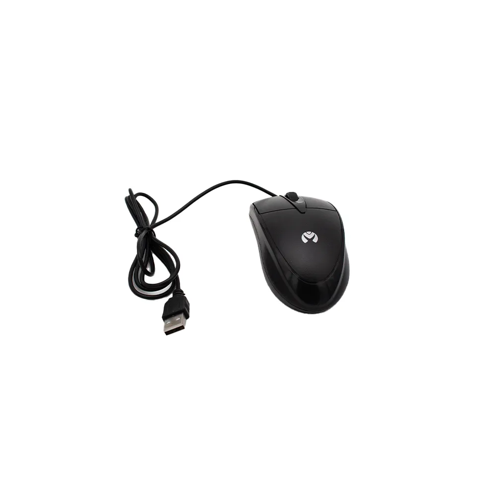 Mikuso Wired Optical Mouse 3 Buttons   1 Wheel Black [MOS-371U BK]