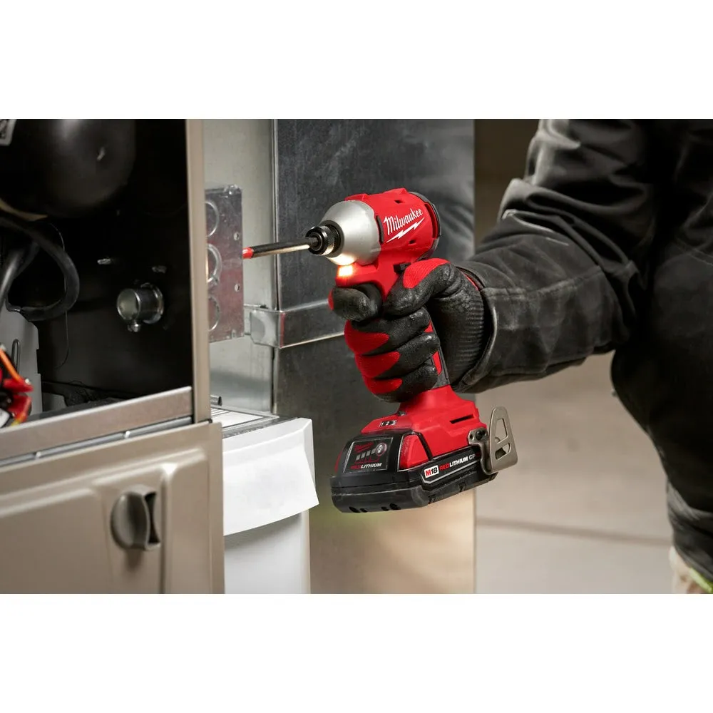 Milwaukee 3651-20 M18 Compact Brushless 1/4" Hex 3-Speed Impact Driver