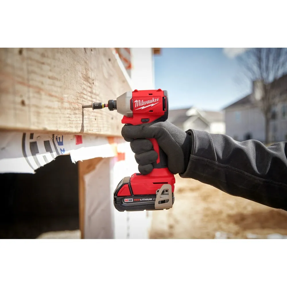 Milwaukee 3651-20 M18 Compact Brushless 1/4" Hex 3-Speed Impact Driver