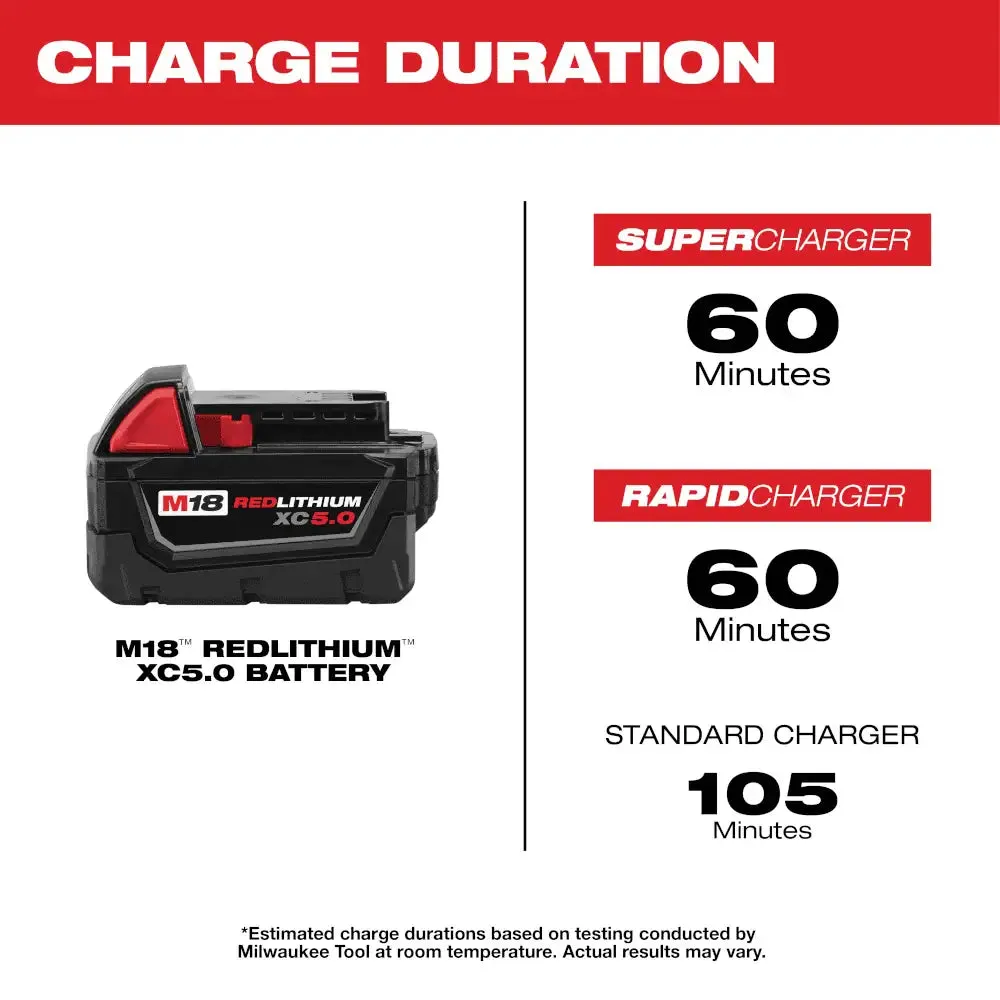 Milwaukee M18 REDLITHIUM XC5.0 Extended Capacity Battery Pack