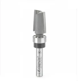 Mortising Straight Plunge Router Bit | 2 Flute | Various Dia x 3⁄4 x 1⁄4"Shank with Upper BB | 45582 | 738685455821