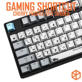 muted colorway PUBG gaming shortcut key Cherry profile Dye Sub Keycap Set keyboard gh60 xd60 xd84 tada68 rs96 zz96 87 104 660