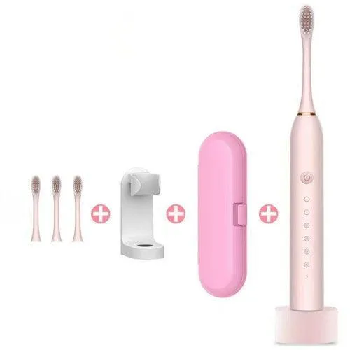 Newest Ultrasonic Electric Toothbrush Rechargeable USB with Base