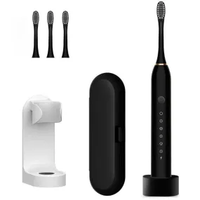 Newest Ultrasonic Electric Toothbrush Rechargeable USB with Base