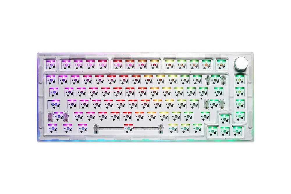 NextTime N75 X75 75% Bluetooth 2.4G 3 Mode Gasket Mechanical Keyboard kit PCB Hot Swappable Switch RGB led Next Time 75