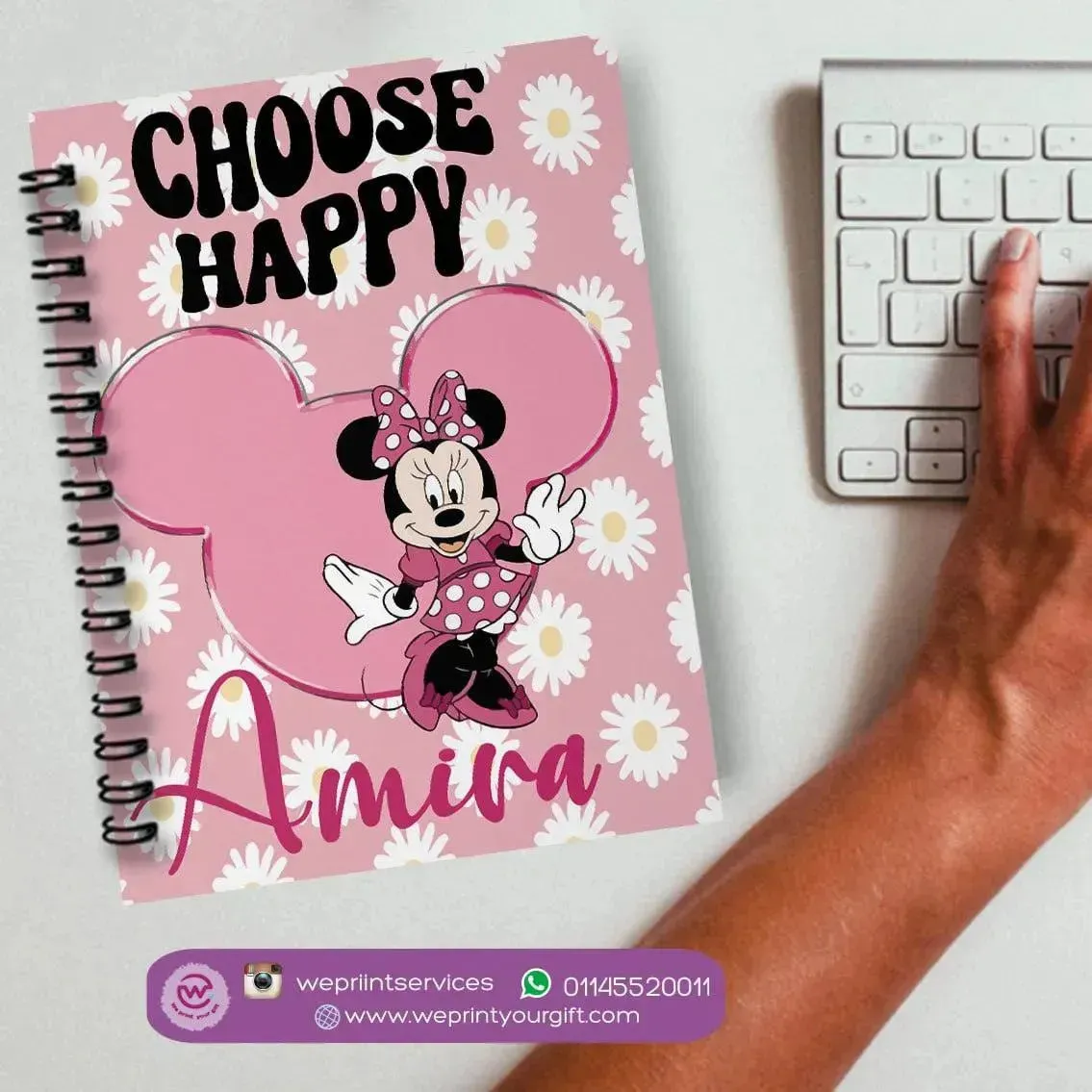 Notebook - A5 Size - Minnie Mouse