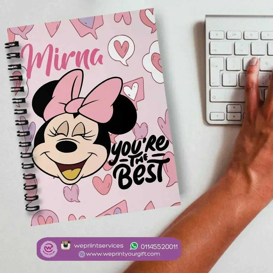 Notebook - A5 Size - Minnie Mouse