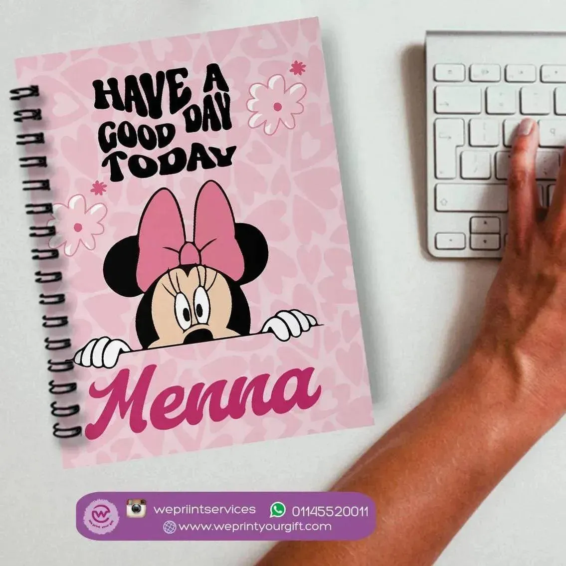 Notebook - A5 Size - Minnie Mouse