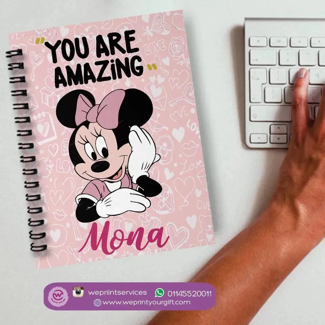 Notebook - A5 Size - Minnie Mouse