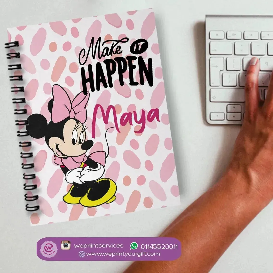 Notebook - A5 Size - Minnie Mouse