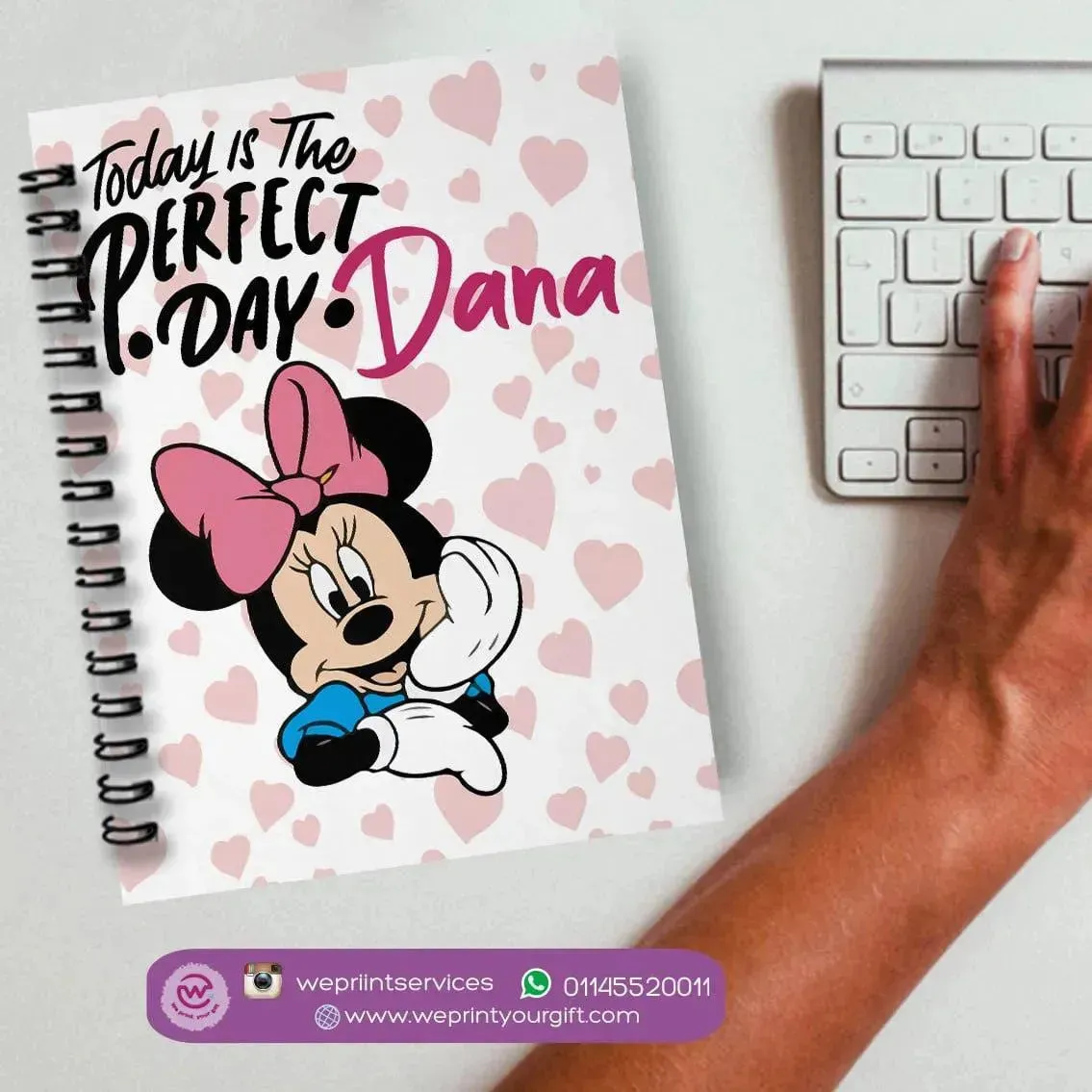 Notebook - A5 Size - Minnie Mouse