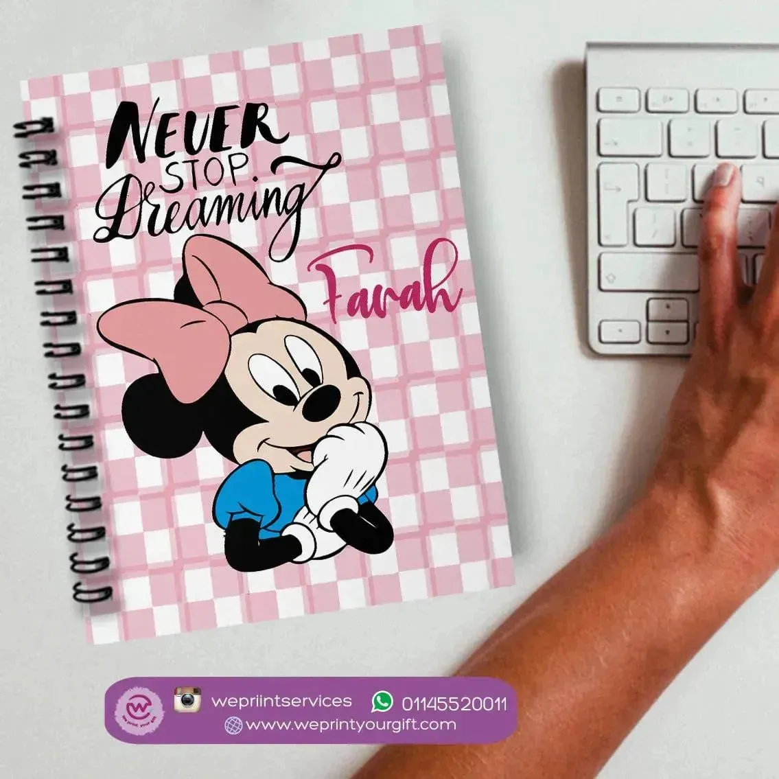 Notebook - A5 Size - Minnie Mouse