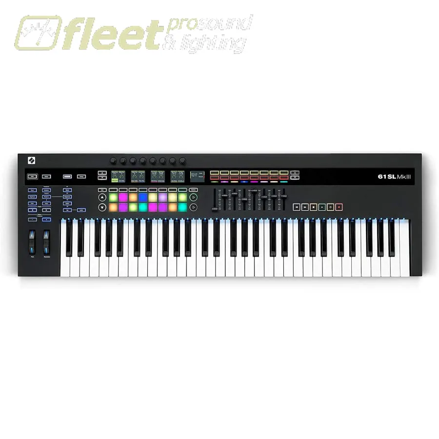 Novation 61SL-MKIII Note Keyboard Controller with Sequencer