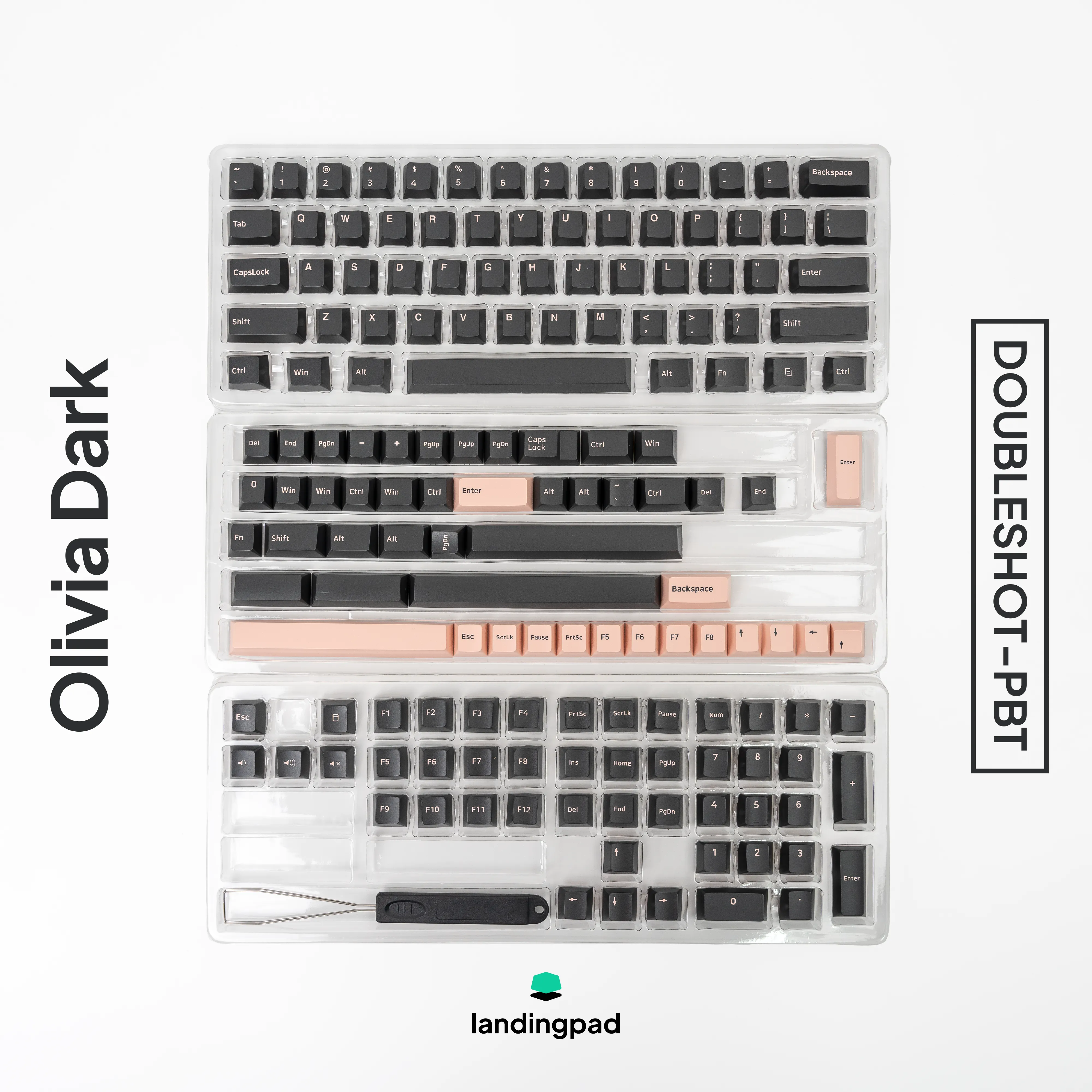 Olivia Dark PBT Keycap Set