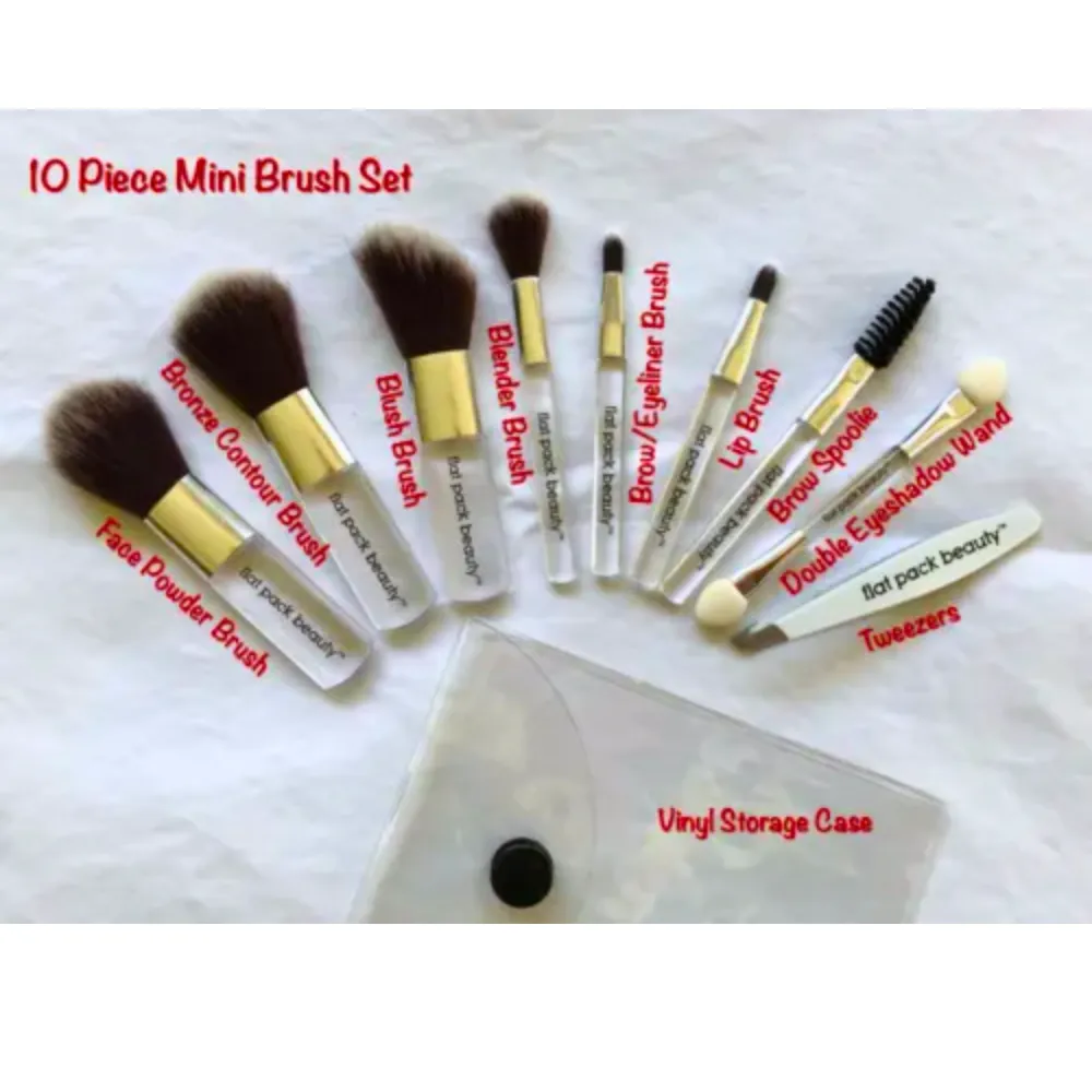 On-the-Go Mini Beauty Brush Set - 20 Pieces