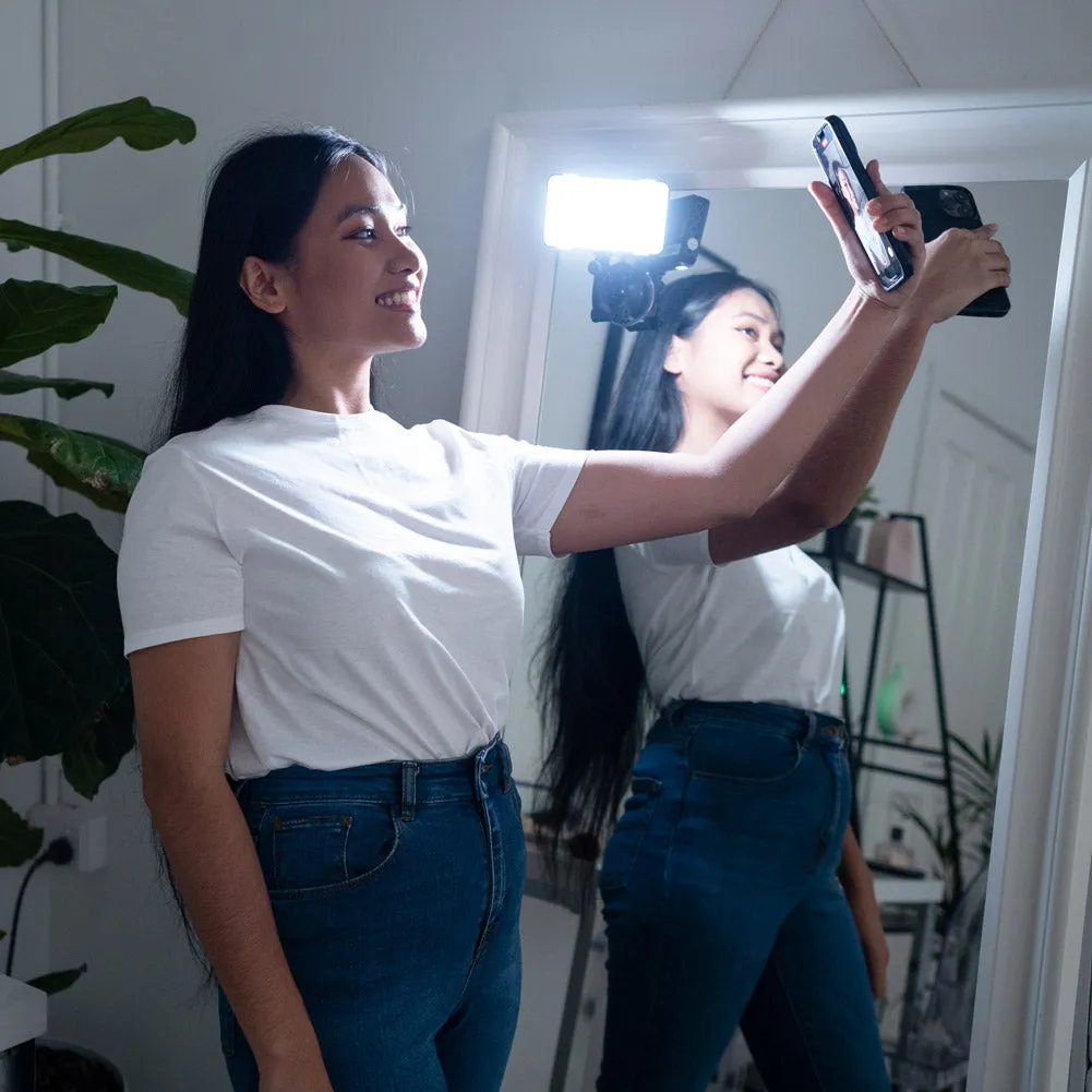 On The Go Mini Beauty Light With Suction Mount & Godox M150 - Bundle