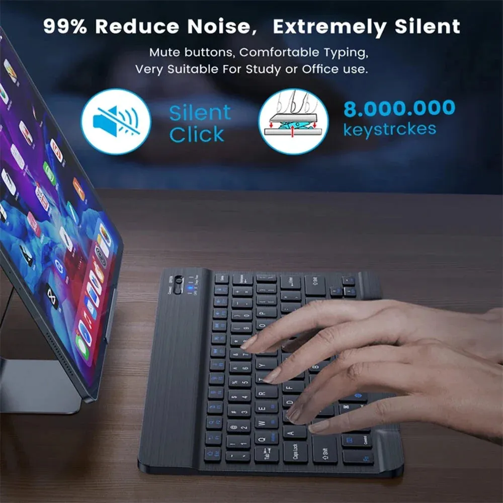 Onetify 10" Bluetooth Wireless Keyboard and Mouse Set