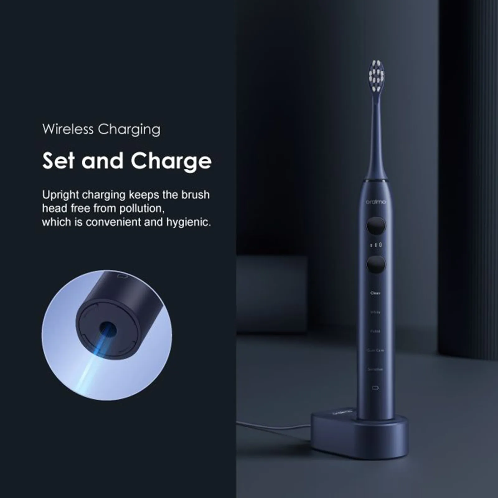 Oraimo SmartDent Pro Powerful Ultrasonic Motor Electric Toothbrush