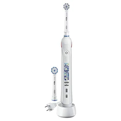 Oral-B Kids Electric Toothbrush with Coaching Pressure Sensor and Timer, New! Sparkle & Shine - B083YFWVWX