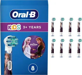 Oral-B Kids Frozen Electric Toothbrush Heads, Extra Soft, Ages 3 , 8-Pack