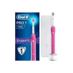 Oral B Pro 1 - 750 3D White Electric Tooth Brush