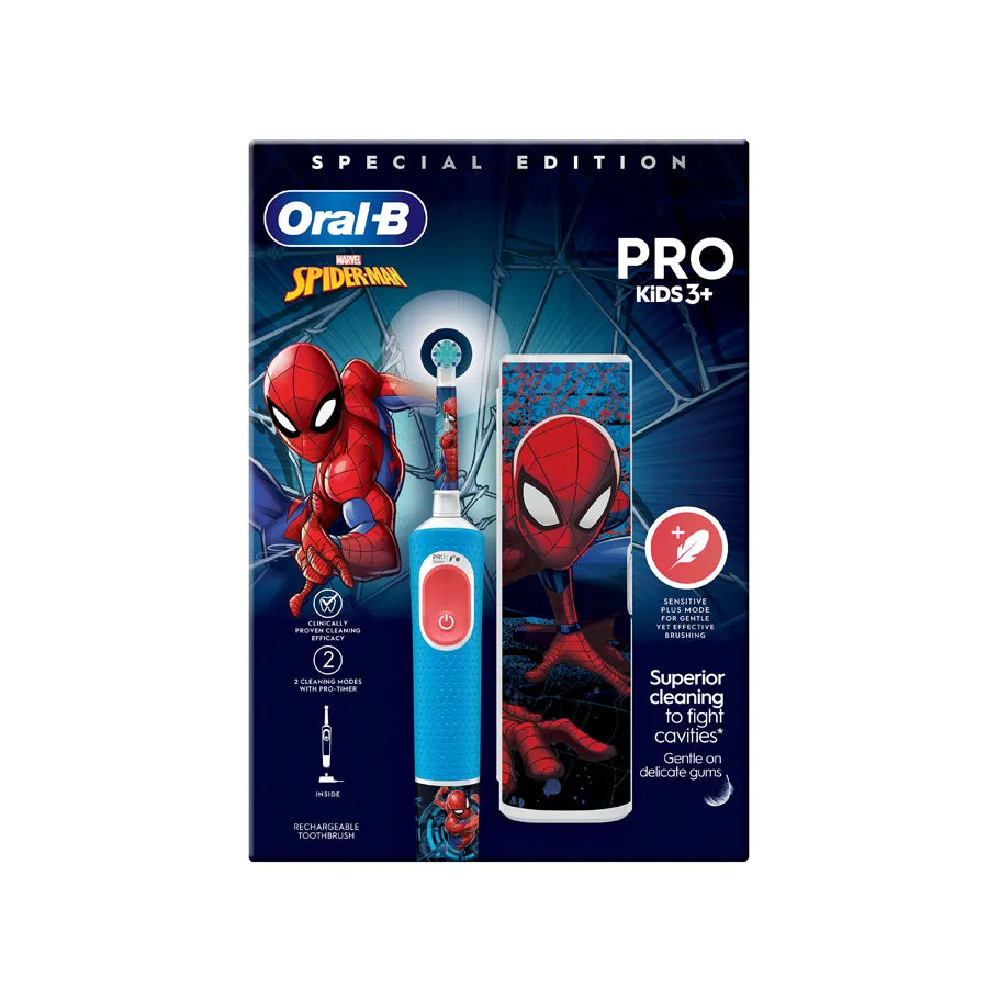 Oral-B Pro Kids 3  Electric Toothbrush - Spiderman