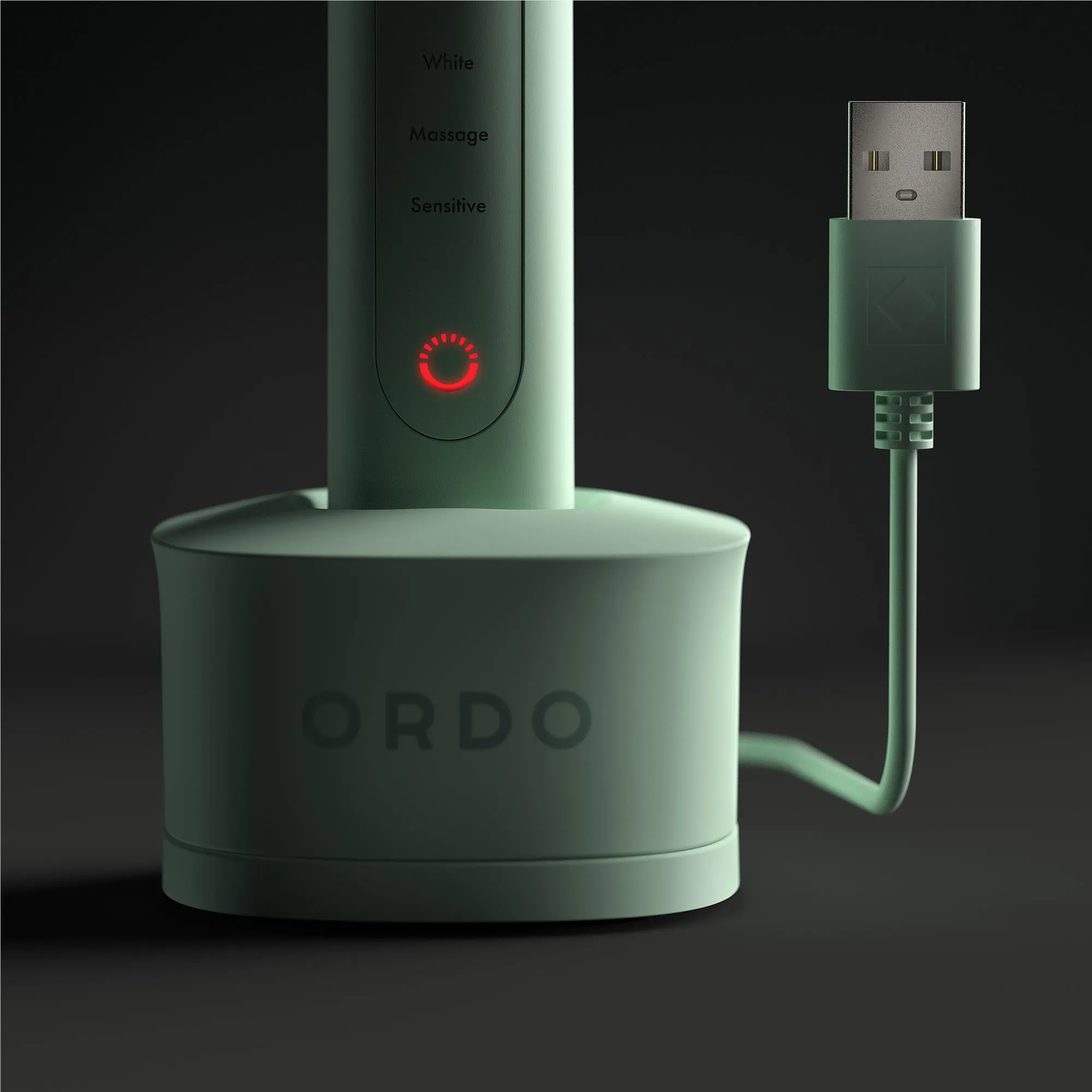 Ordo Sonic  Electric Toothbrush & Charging Travel Case Bundle (Mint Green)