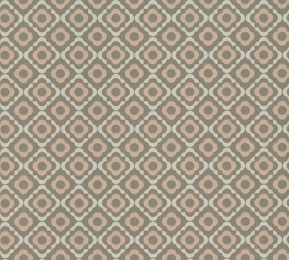 Paint Library Wallpaper Quatrefoil Panel