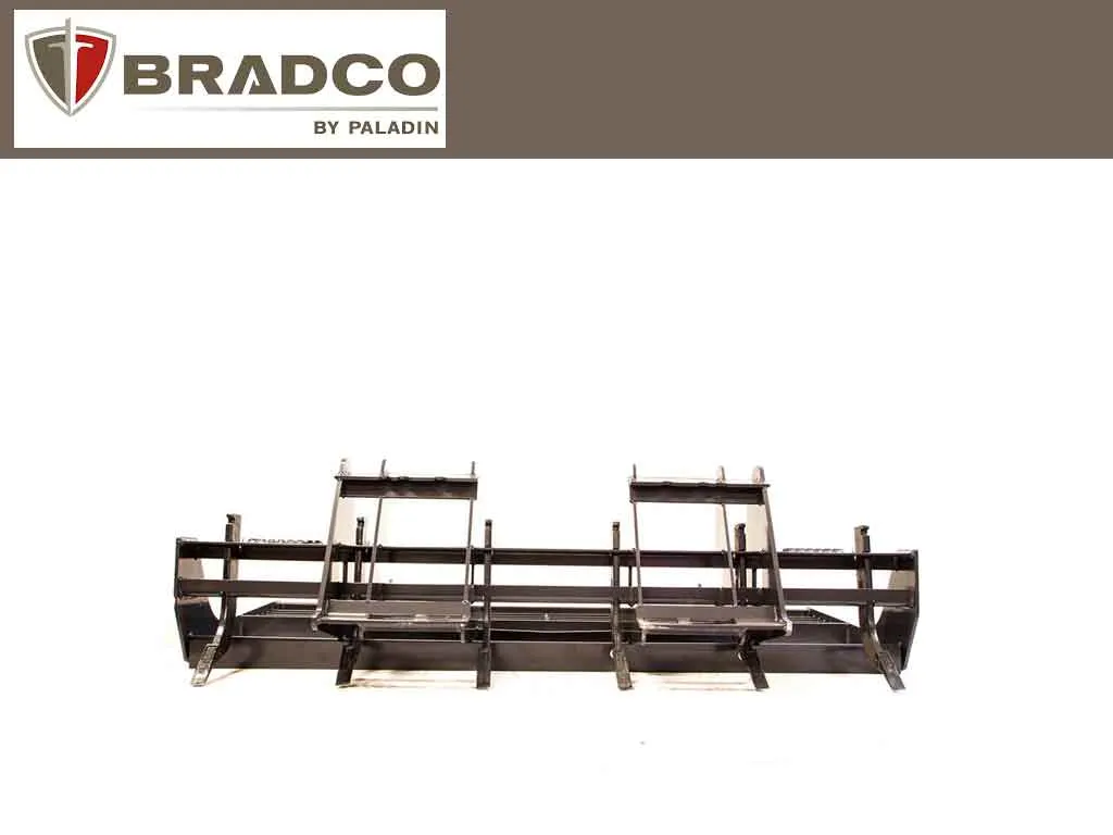 PALADIN / BRADCO land sculpture for machines with universal skid steer coupler