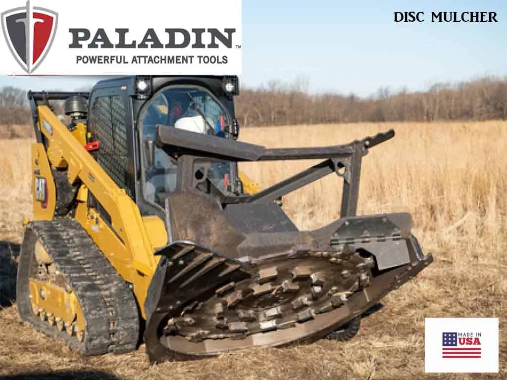 PALADIN FD60 High-Flow Forestry Disk Mulcher for skid steer