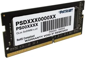 Patriot Signature Line - Ddr4 - Module - 32 Gb - So-Dimm 260-Pin - 3200 Mhz / Pc4-25600 - Unbuffered