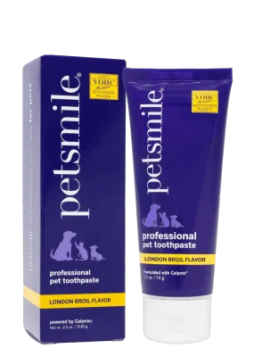 PETSMILE Small 2.5oz London Broil Flavor Pet Toothpaste