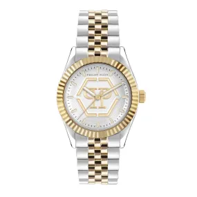 Philipp Plein Rock Couture Ladies  Silver Watch PW2BA0323