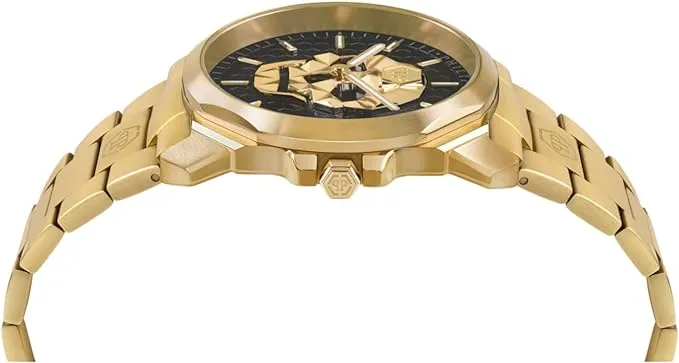 Philipp Plein Watch The Skull King Black Gold PWLAA0822