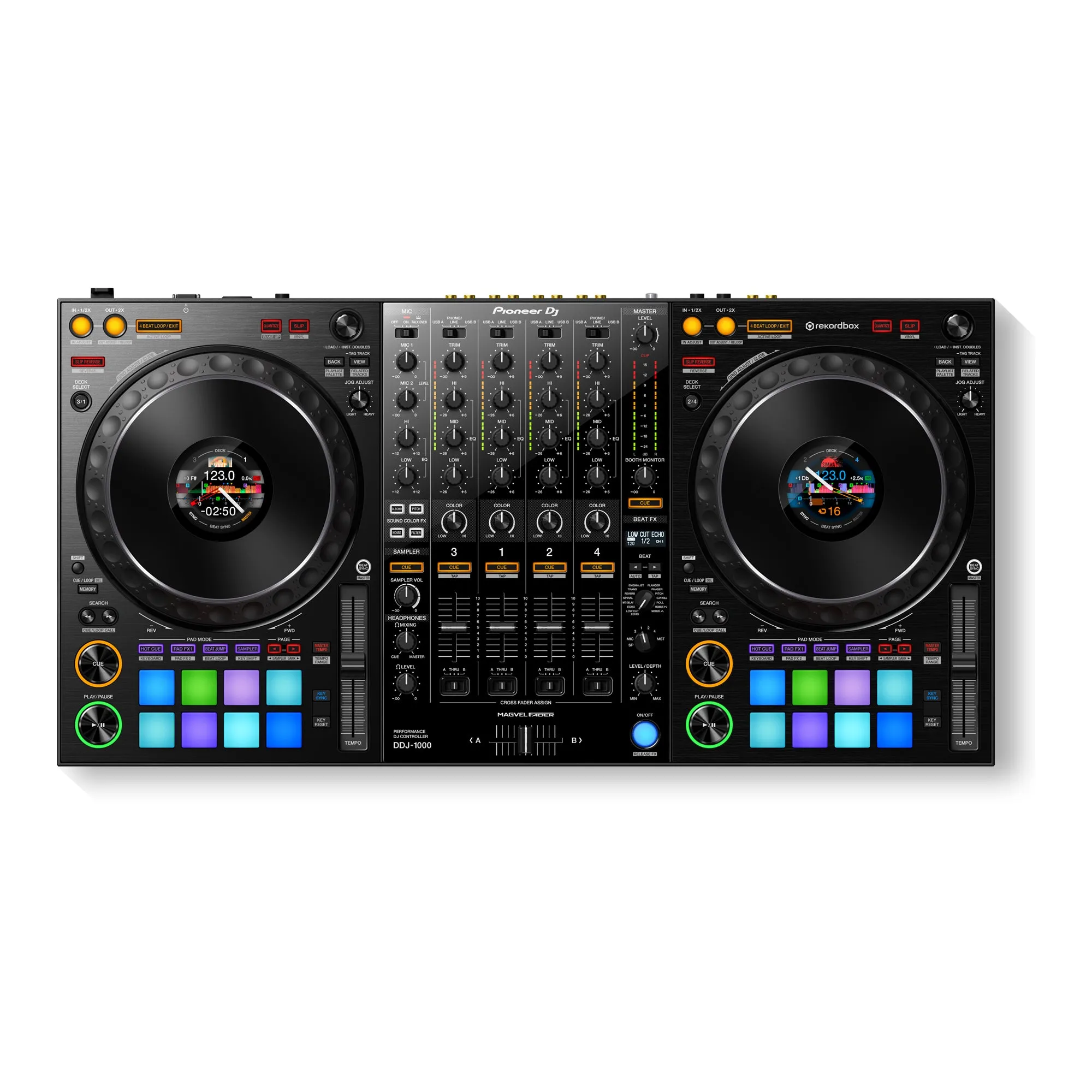 Pioneer DJ DDJ-1000 4-channel Performance DJ Controller for rekordbox - Discontinued