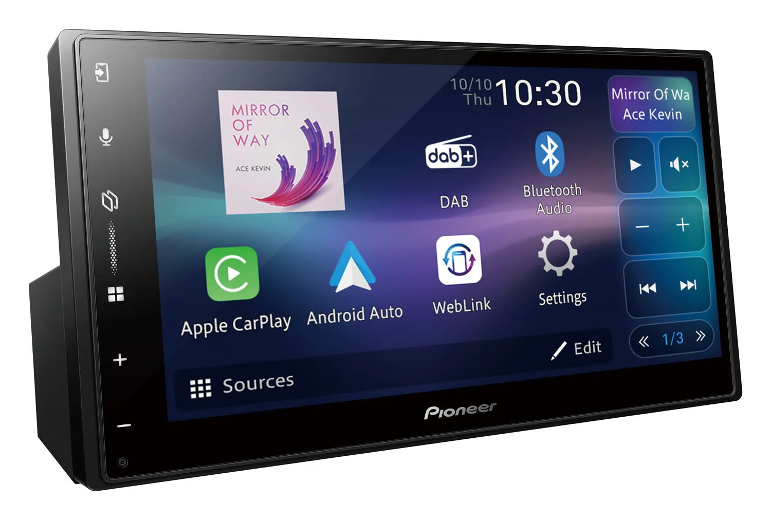 Pioneer SPH-DA77DAB Autoradio met DAB  tuner