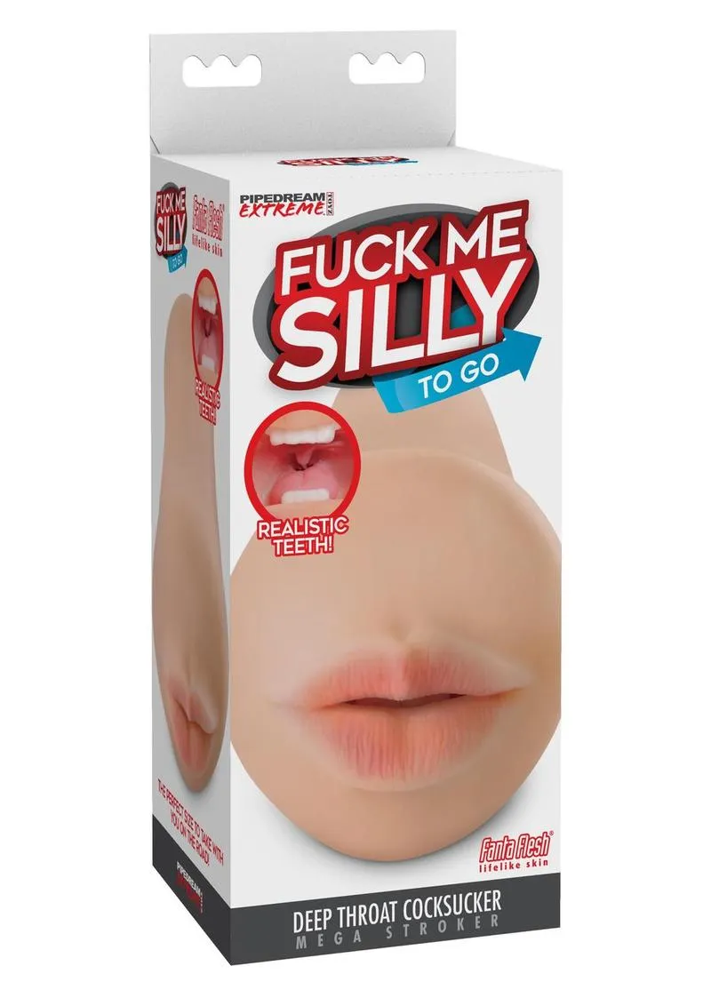 Pipedream Extreme Toyz Fuck Me Silly to Go Deep Throat Cocksucker Mega Masturbator - Mouth