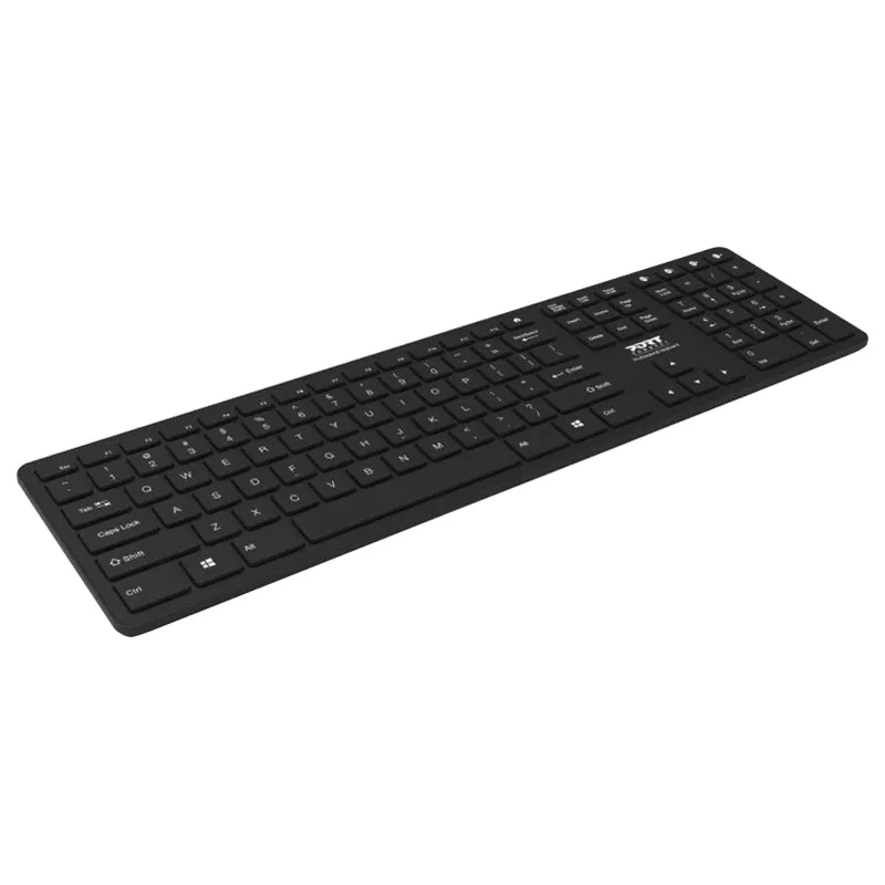 Port Connect Executive Qwerty Wireless Keyboard - Black | 900903-UK