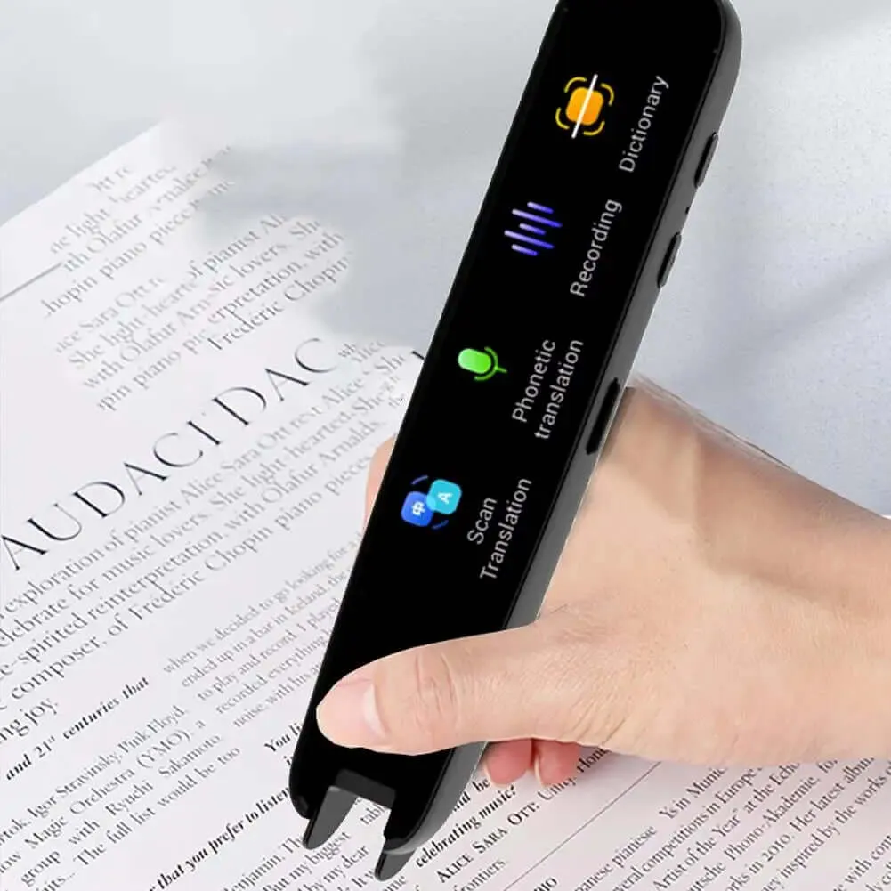 Portable Smart Scanning Reading Pen Translator with Wi-Fi