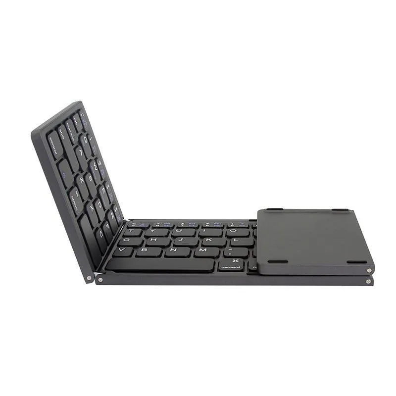 Portable Triple Folding Bluetooth Keyboard Wireless Mini Foldable