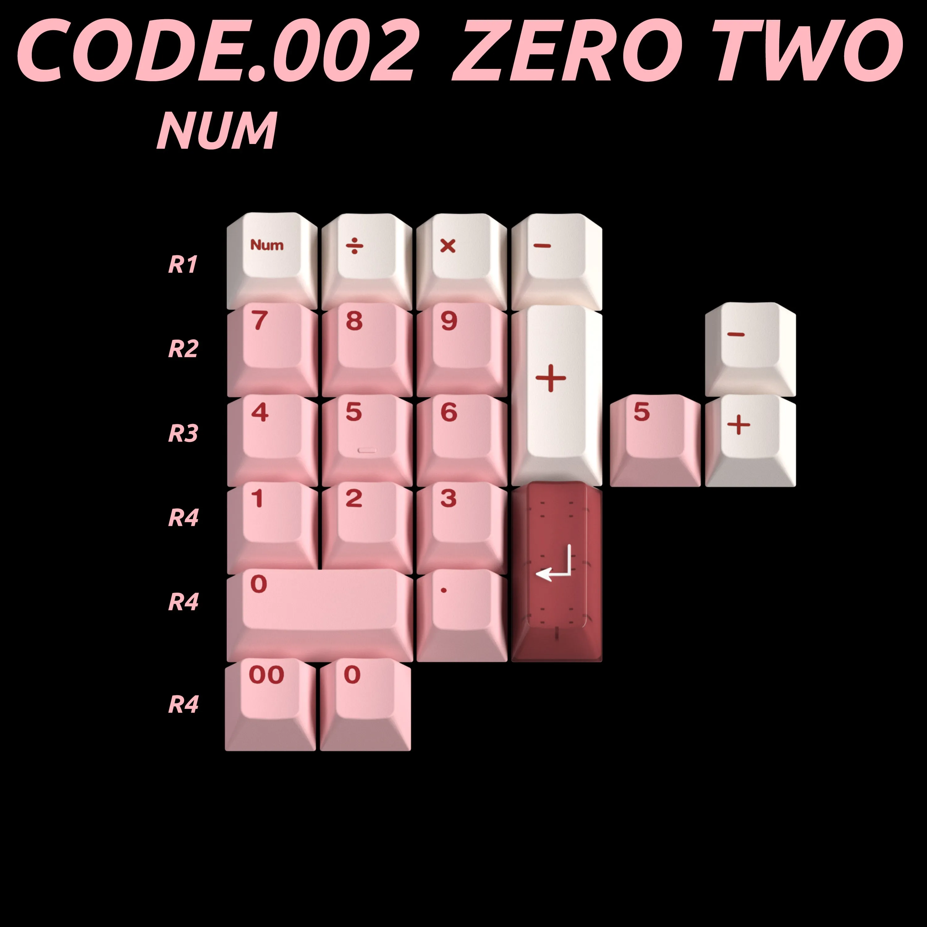 [Pre-Order] Milkyway Zero Two R2 Keycaps