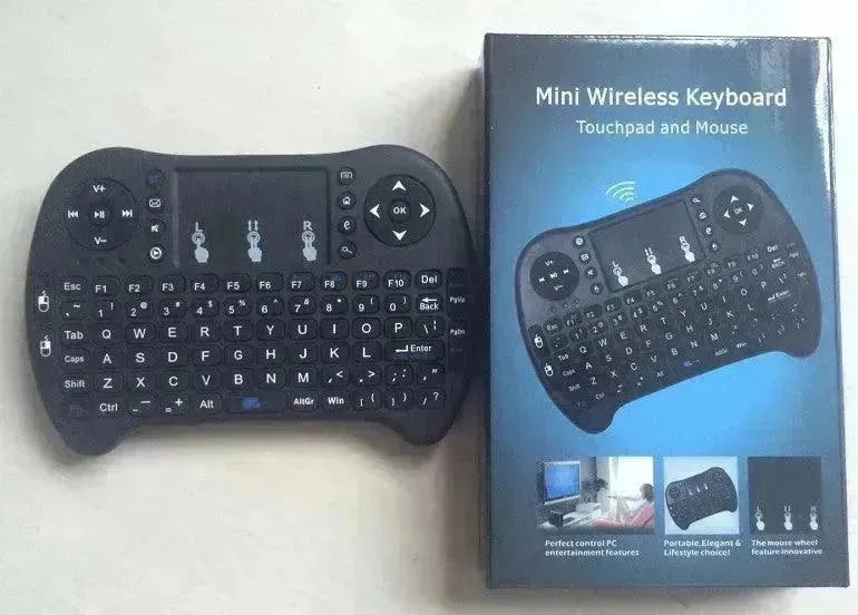 Private Mode I8 Flying Squirrel Smart Touch Game USB2.4G Full Keyboard TV Brain Wireless Remote Control